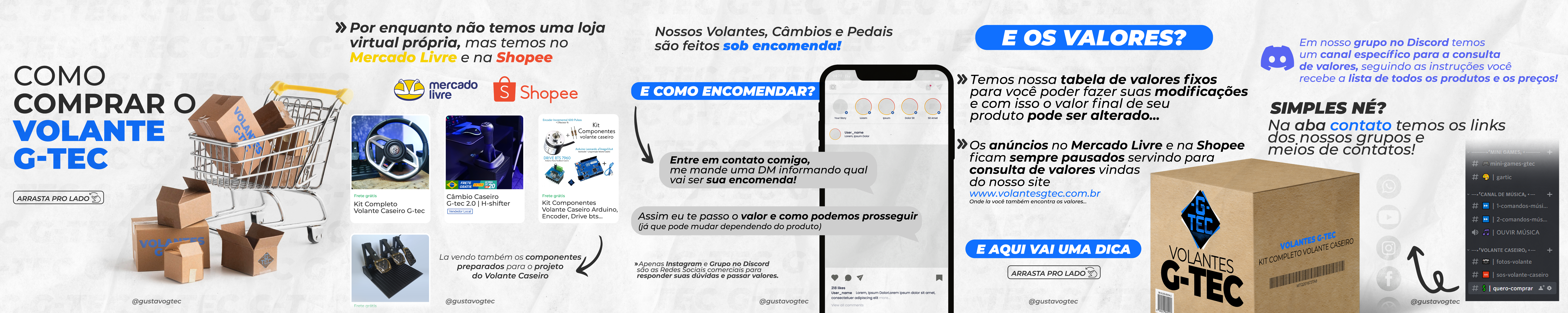 Como Comprar o Volante G-TEC
